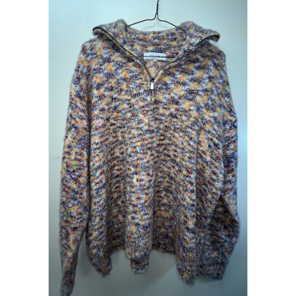 John + Jenn Women’s Alby Sweater Multicolored Warm Cozy Size Medium - Runs Large - Picture 2 of 9